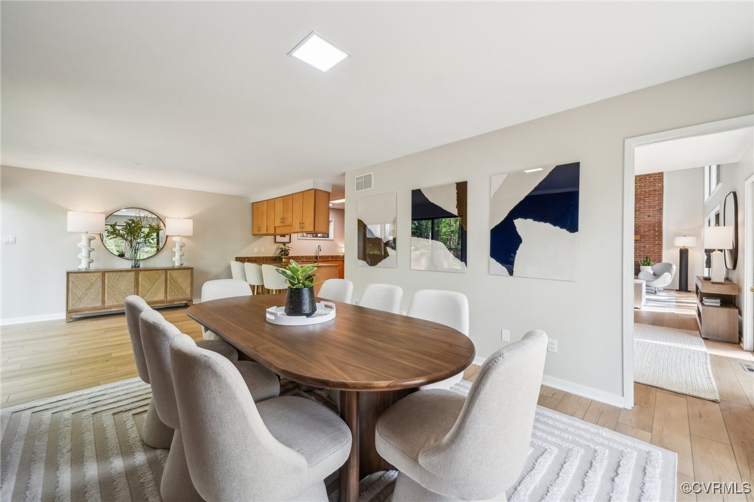 4460 Cheyenne Road Richmond, VA 23235 - Photo 22 of 47 Dining room featuring baseboards, visible vents, a
