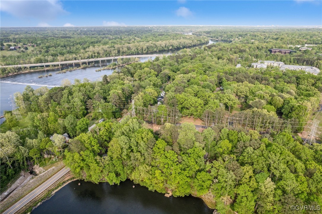 4460 Cheyenne Road Richmond, VA 23235 - Photo 41 of 47 Birds eye view of property featuring a view of tre