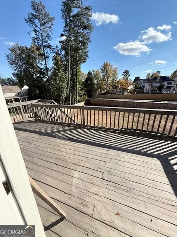 a view of a terrace with chairs