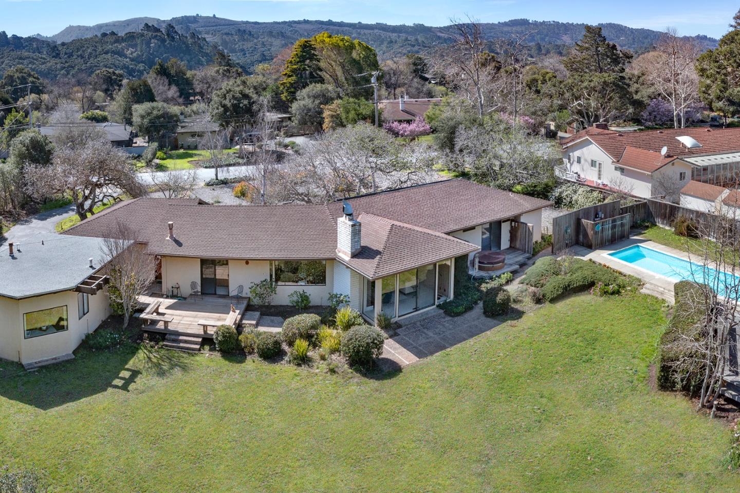 6405 Brookdale Drive Carmel, CA 93923 - Photo 1 of 32 an aerial view of a house with garden