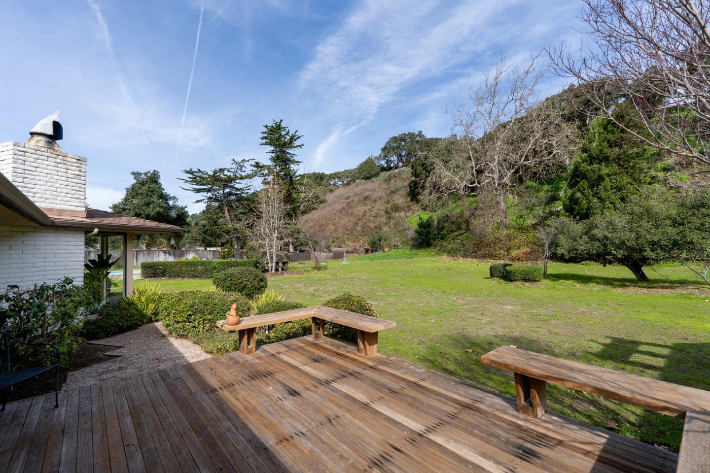 6405 Brookdale Drive Carmel, CA 93923 - Photo 20 of 32 a view of a garden with an outdoor space