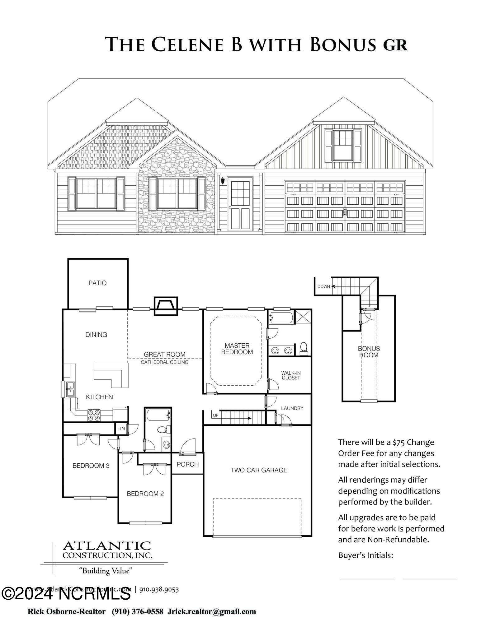 137 Tides End Drive Holly Ridge, NC 28445 - Photo 97 of 99 TheCeleneBBonusSpecSheetGR