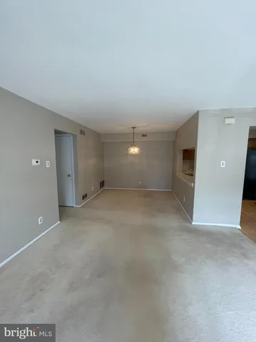 a view of empty room