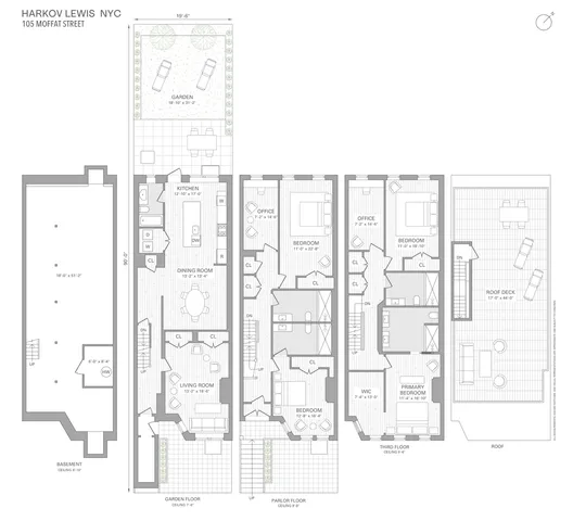a view of a balcony with wooden floor