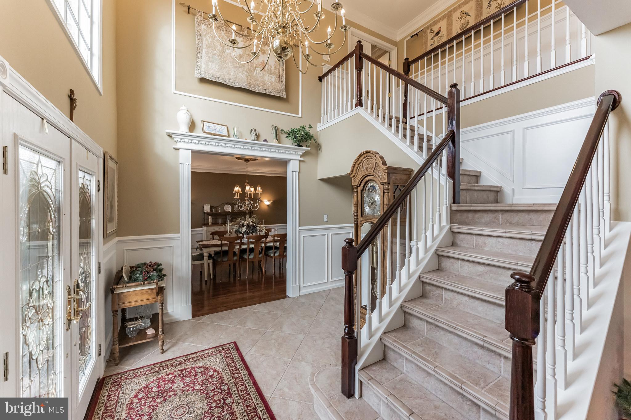 2037 Carmel Drive Jamison, PA 18929 - Photo 3 of 42 Dramatic 2 story entry foyer with double doors
