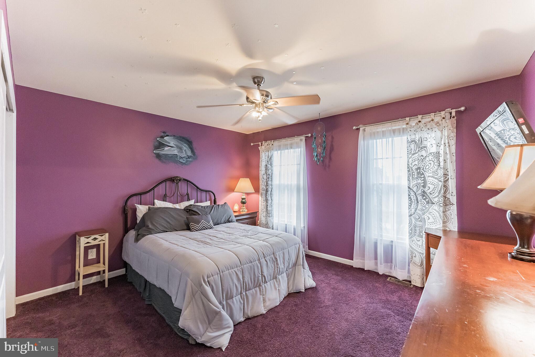 2037 Carmel Drive Jamison, PA 18929 - Photo 23 of 42 2nd floor bedroom 1 w ceiling fan