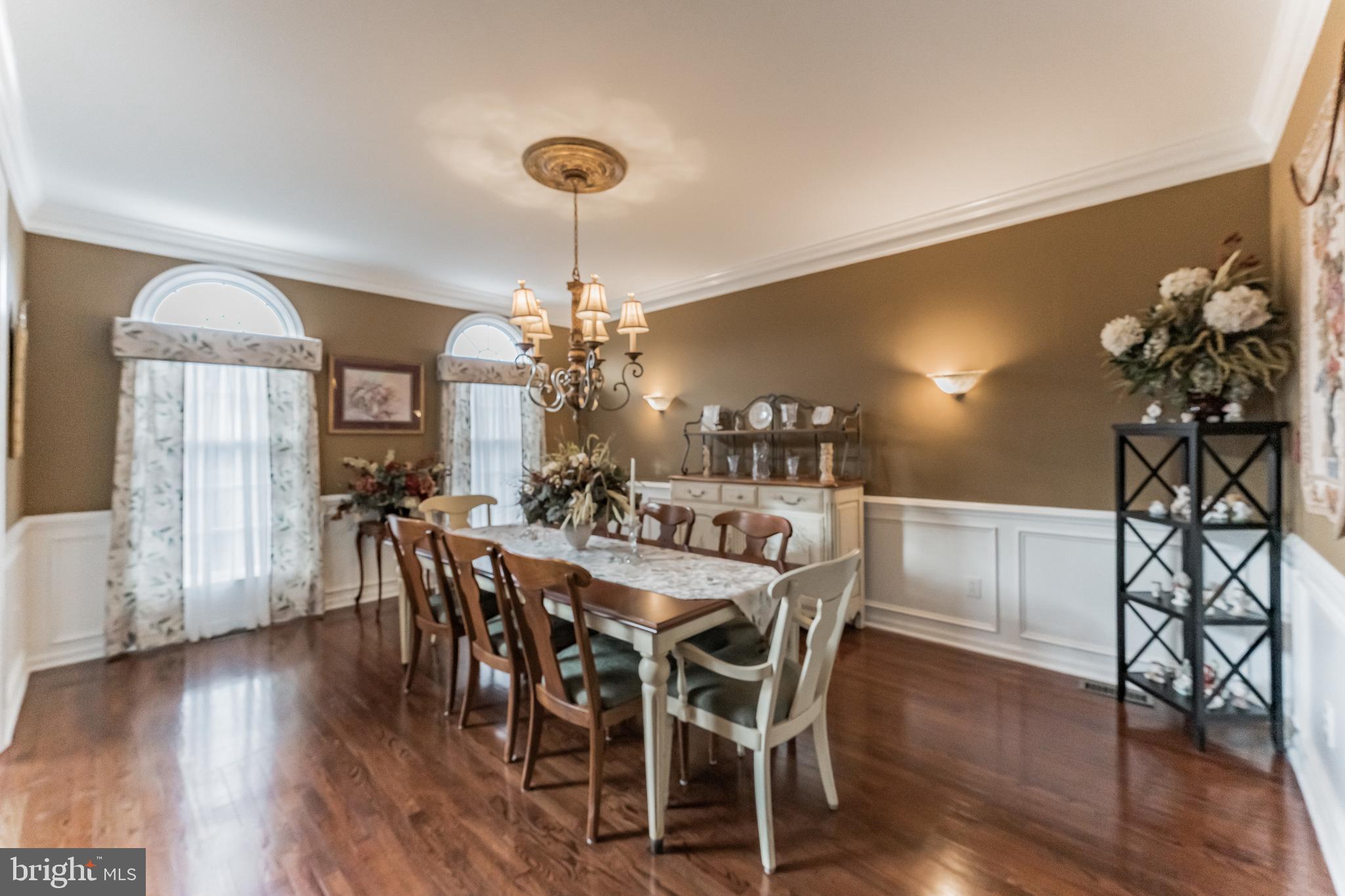 2037 Carmel Drive Jamison, PA 18929 - Photo 4 of 42 Large Dining Room wood flooring
