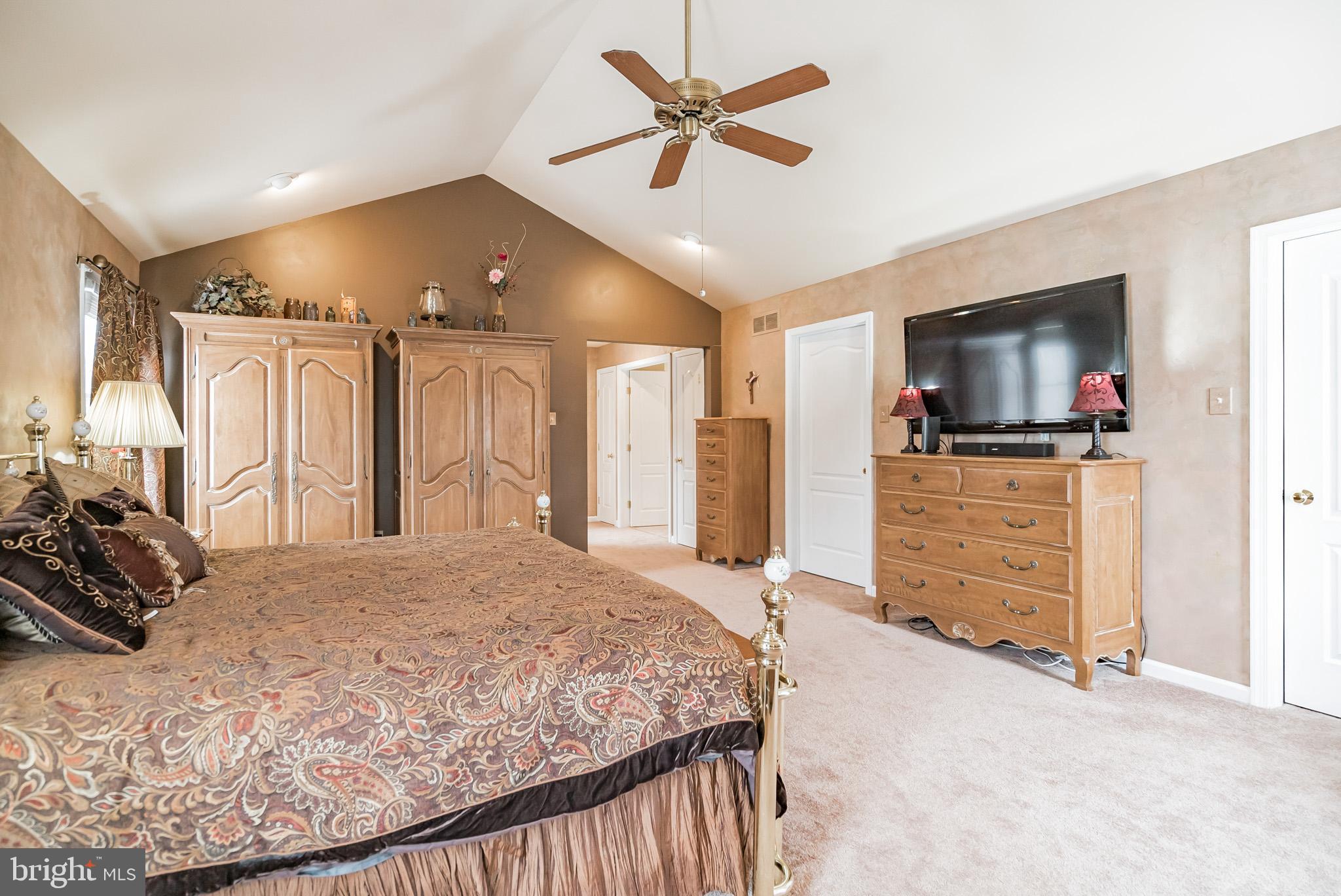 2037 Carmel Drive Jamison, PA 18929 - Photo 31 of 42 Vaulted ceilings in master bedroom suite
