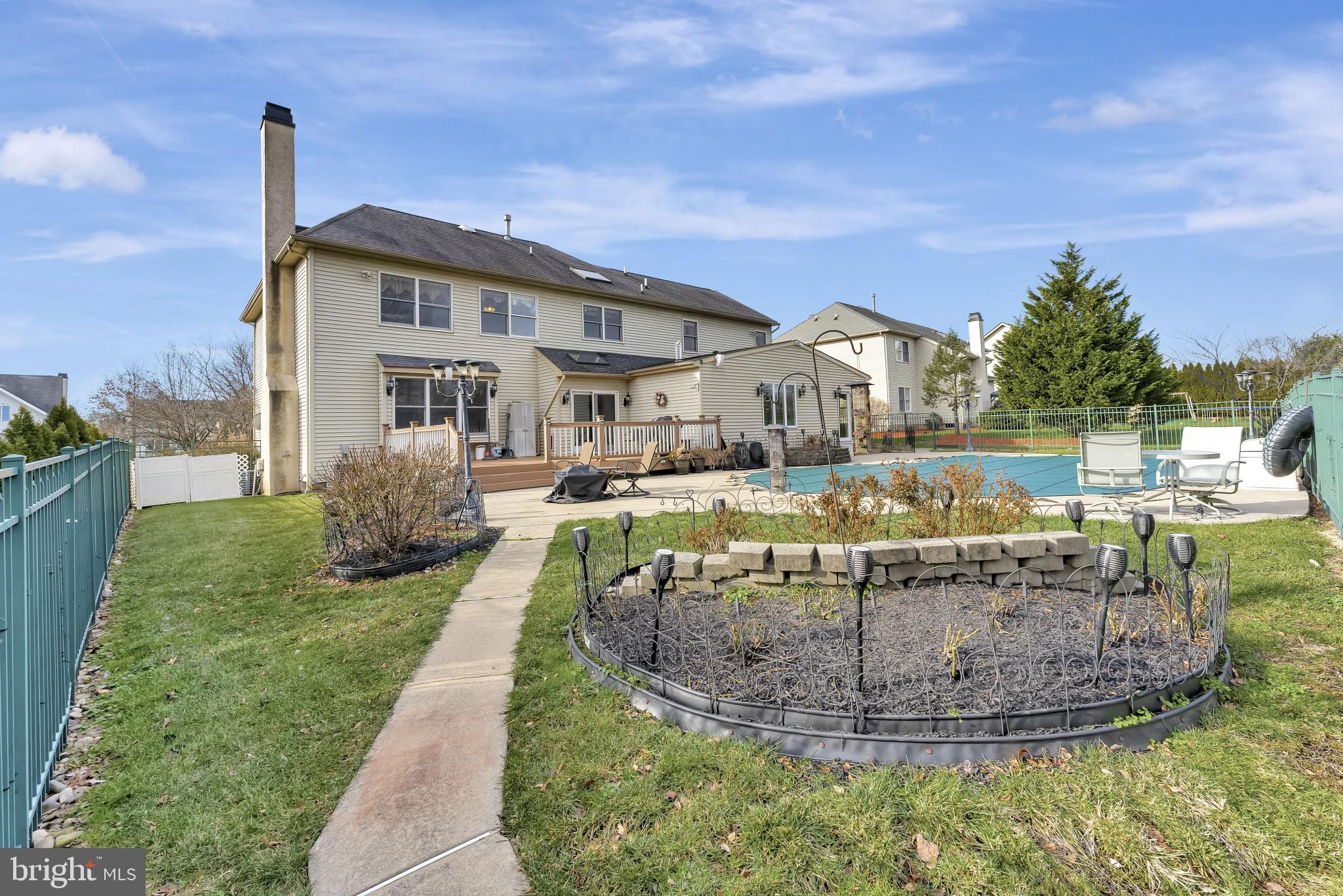 2037 Carmel Drive Jamison, PA 18929 - Photo 40 of 42 Spring & summer fun deck and pool yardspace