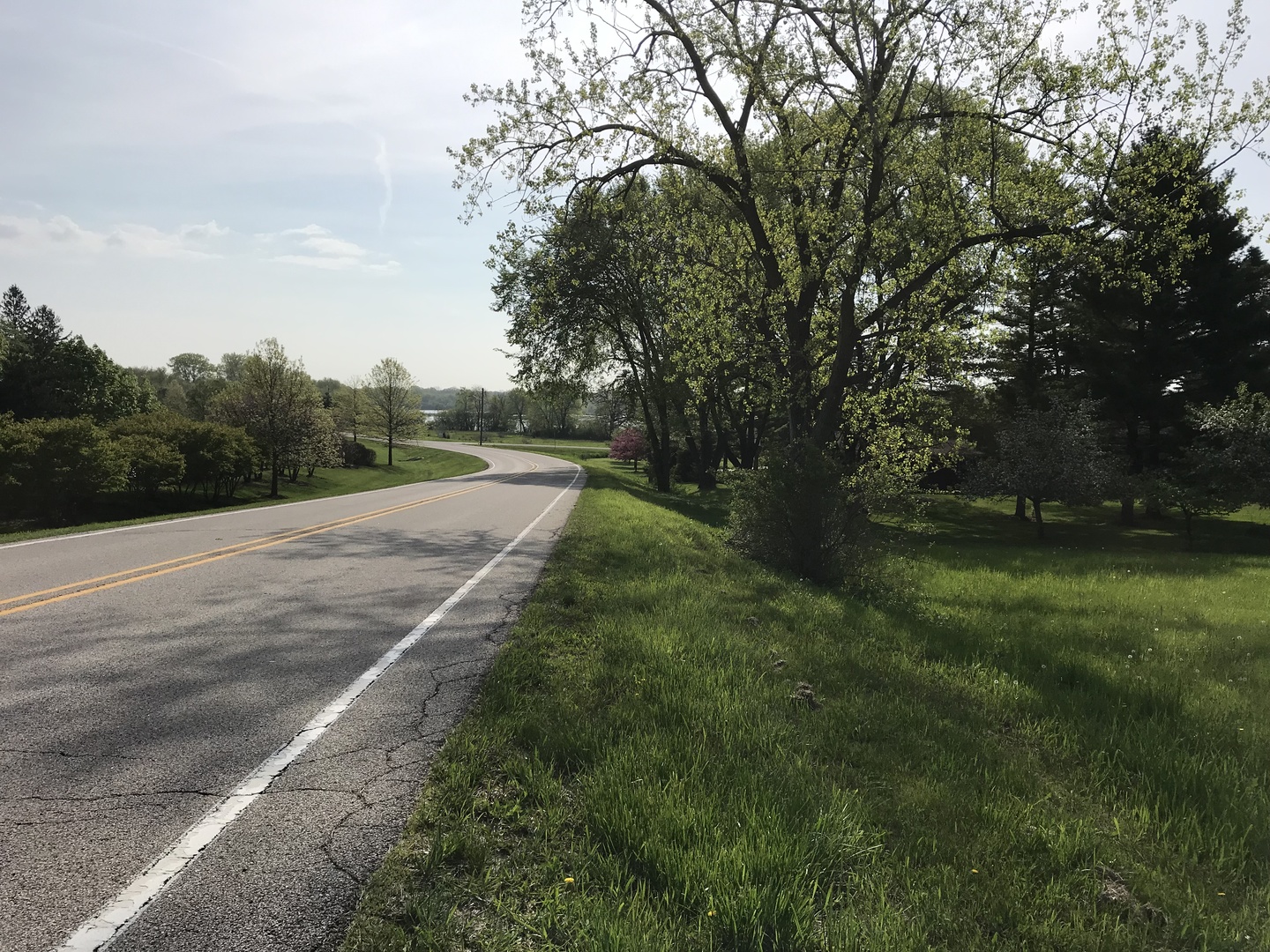 28577 West Fox River Road Cary, IL 60013 - Photo 9 of 12 a view of a road with a yard