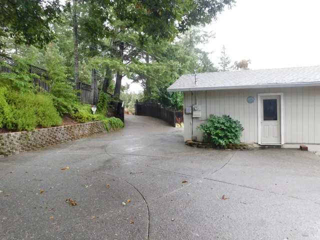 a view of a house with a outdoor space