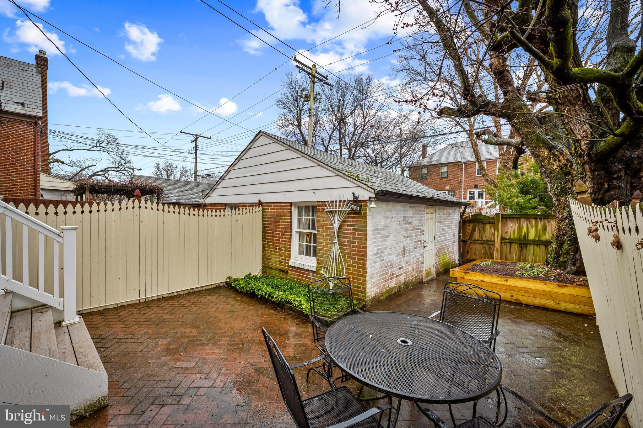 111 Dunkirk Road Baltimore, MD 21212 - Photo 24 of 27 Backyard with brick patio
