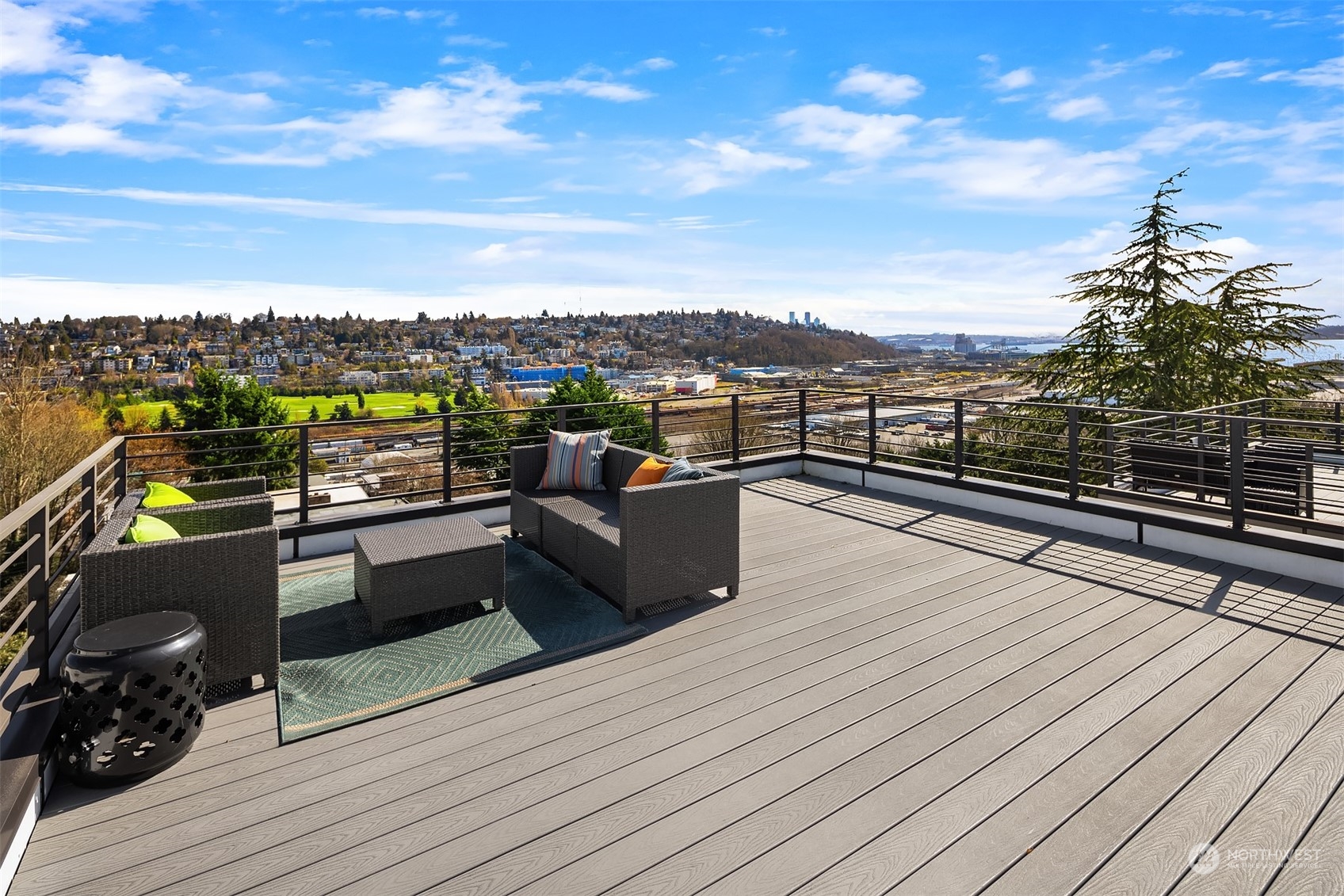 2307 West Raye Street Seattle, WA 98199 - Photo 23 of 38 a view of a terrace with seating space