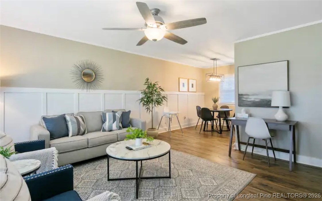4611 Campground Road Fayetteville, NC 28314 - Photo 3 of 17 a living room with furniture and a rug