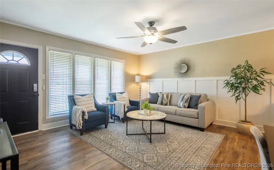 4611 Campground Road Fayetteville, NC 28314 - Photo 5 of 17 a living room with furniture and a large window