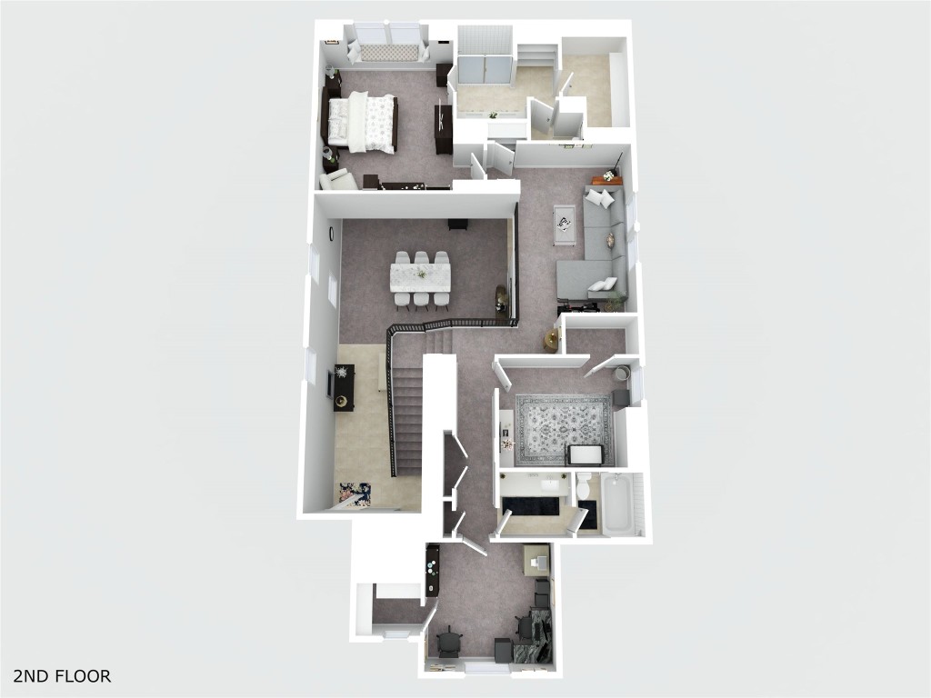 128 Three Oaks Lane Georgetown, TX 78628 - Photo 3 of 40 view of living room with furniture and wooden floor