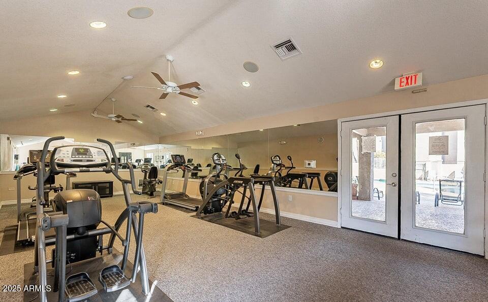 1720 East Thunderbird Road, Unit 2059 Phoenix, AZ 85022 - Photo 23 of 24 a view of a room with gym equipment