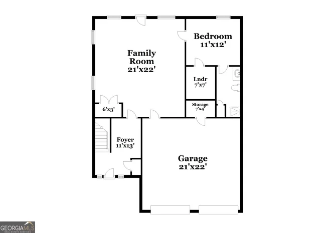 a picture of a park with an bench