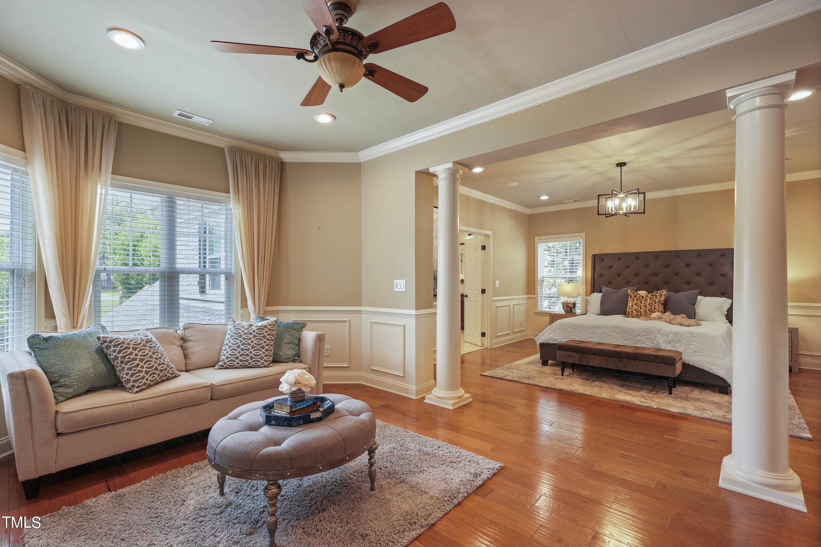 401 South Bend Drive Durham, NC 27713 - Photo 31 of 65 a living room with furniture and a large window
