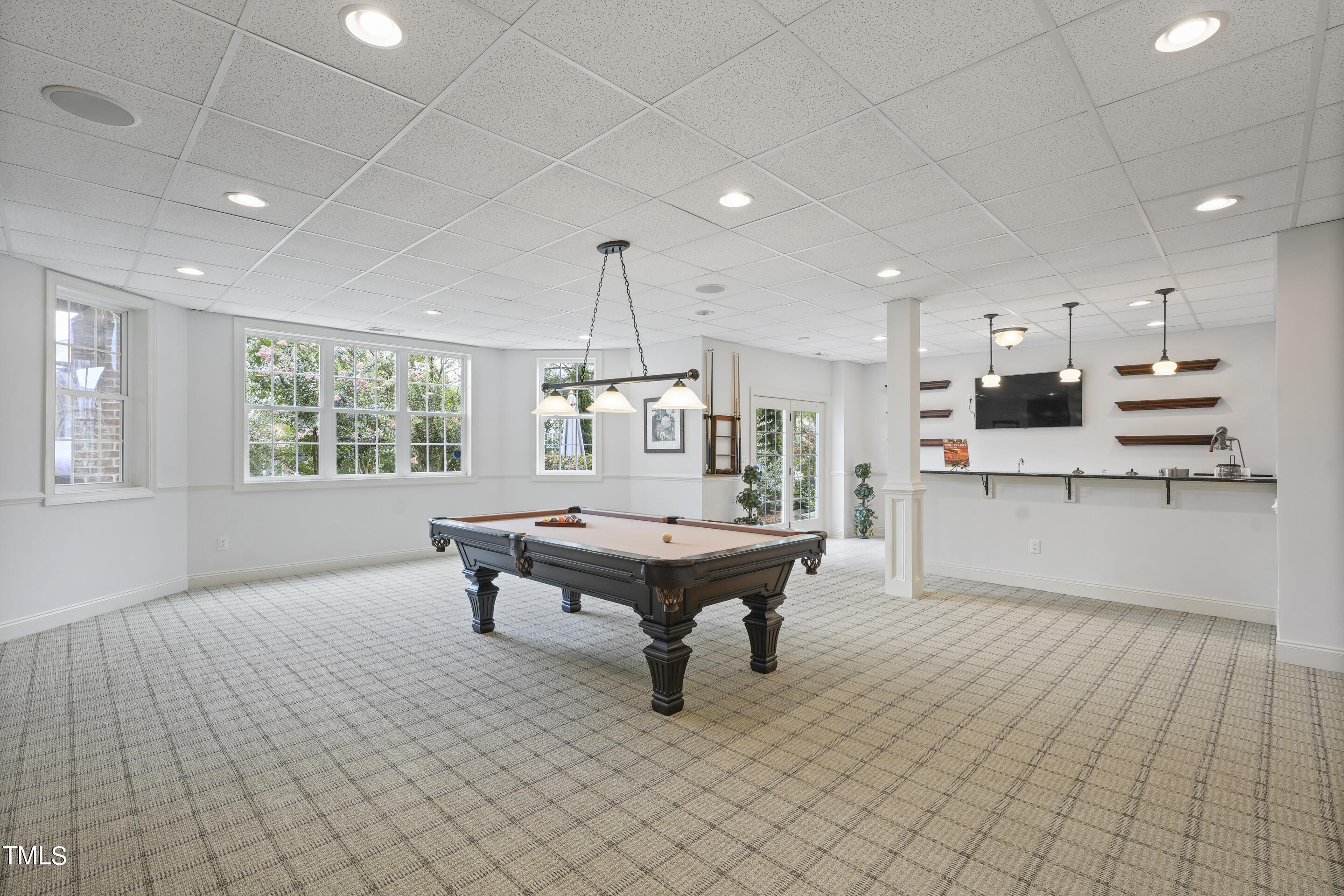 401 South Bend Drive Durham, NC 27713 - Photo 48 of 65 a room with pool table and windows