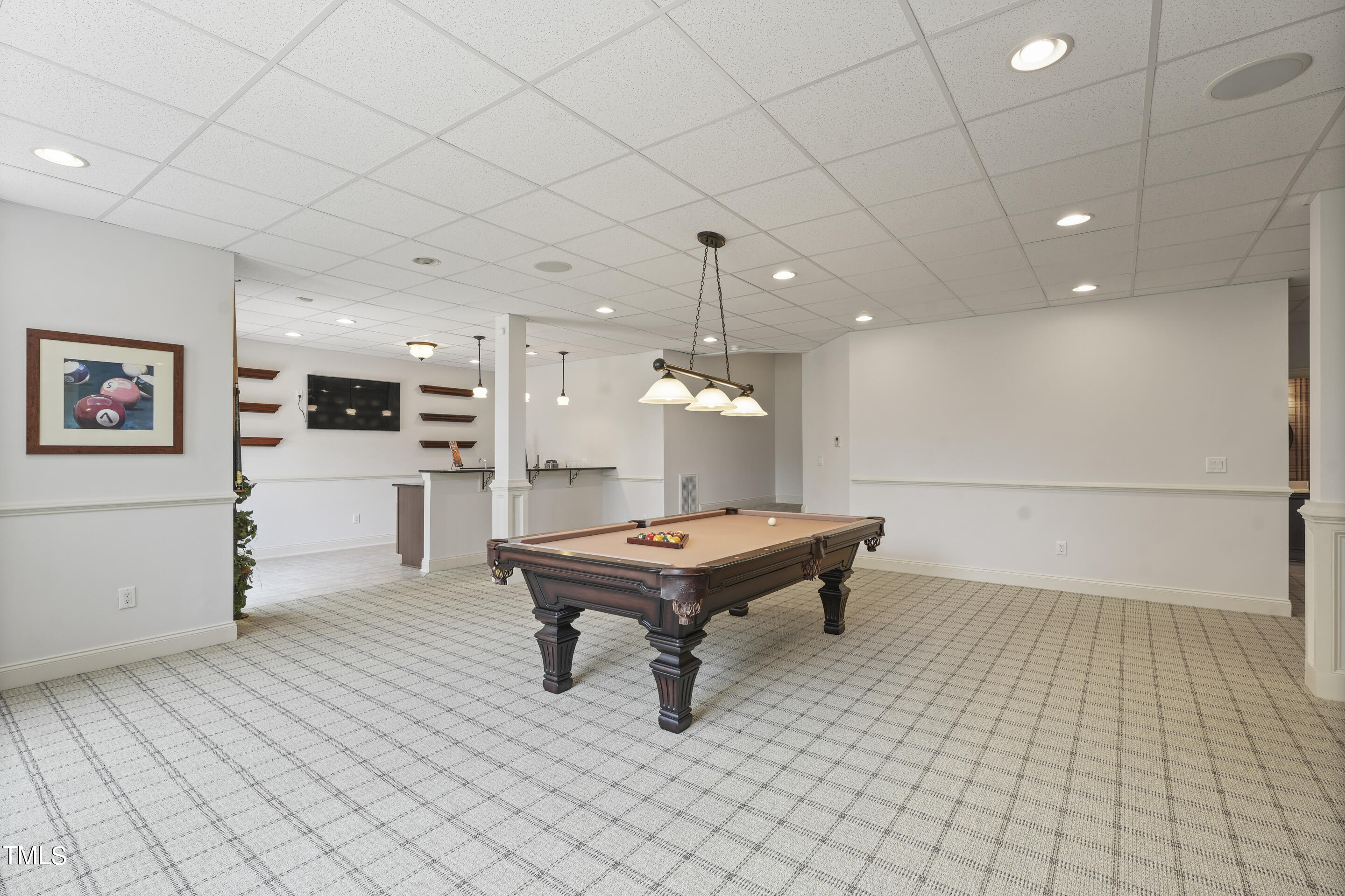 401 South Bend Drive Durham, NC 27713 - Photo 49 of 65 a room with pool table and windows