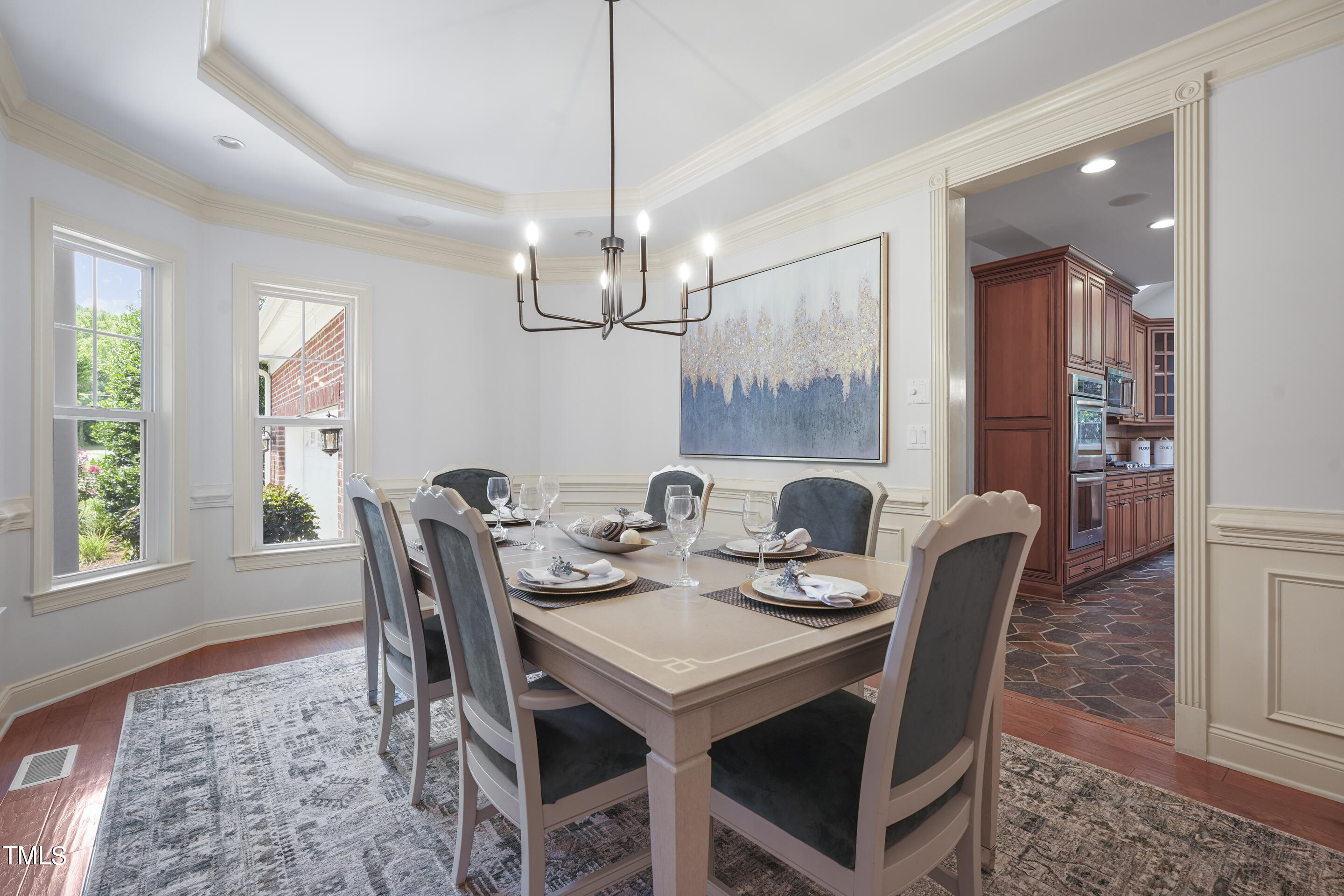 401 South Bend Drive Durham, NC 27713 - Photo 7 of 65 a view of a dining room with furniture