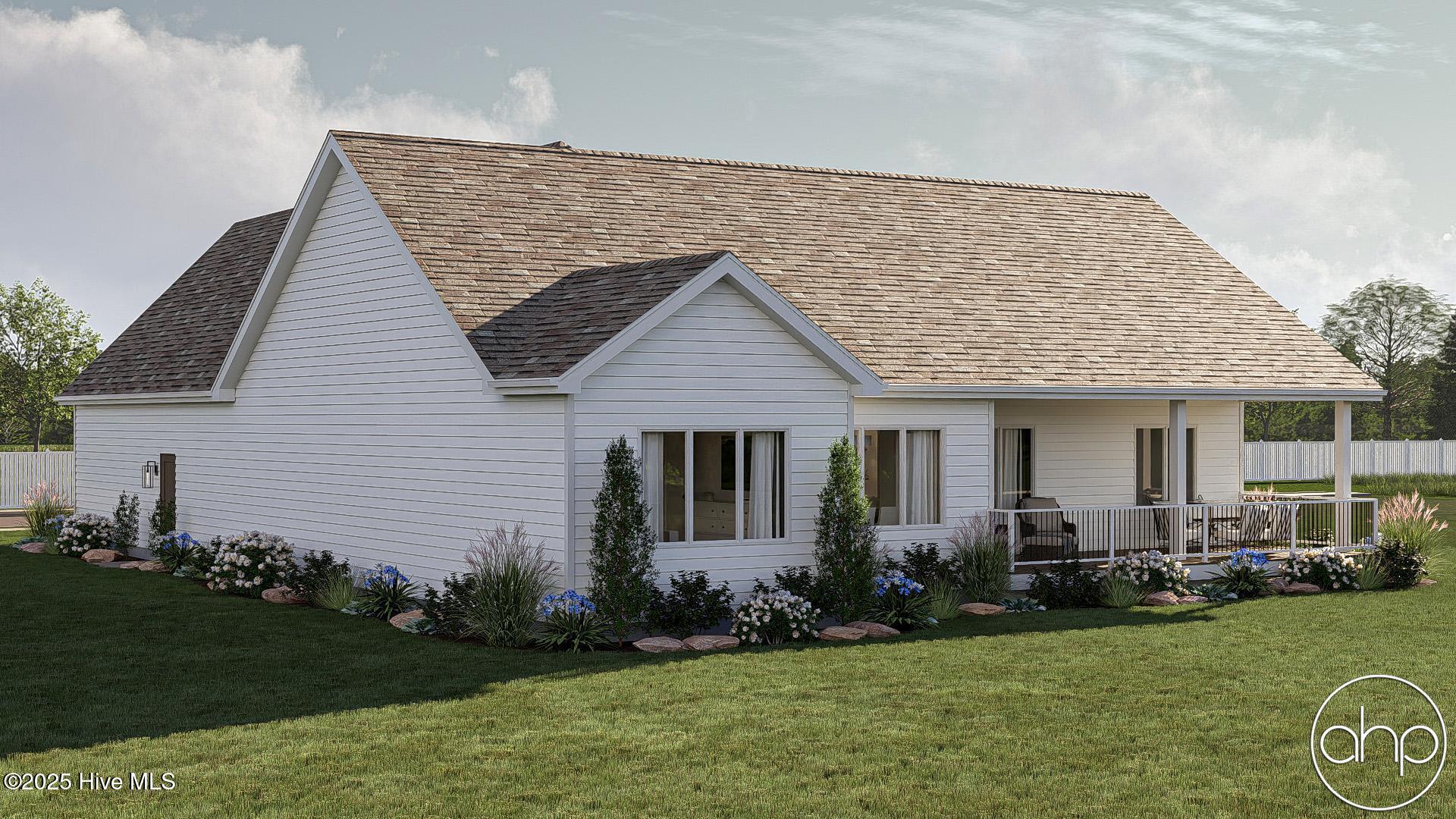 305 Planter's Ridge Drive Sunset Beach, NC 28468 - Photo 5 of 17 Rear of house