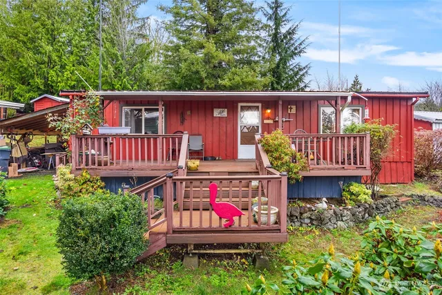 a view of balcony with furniture