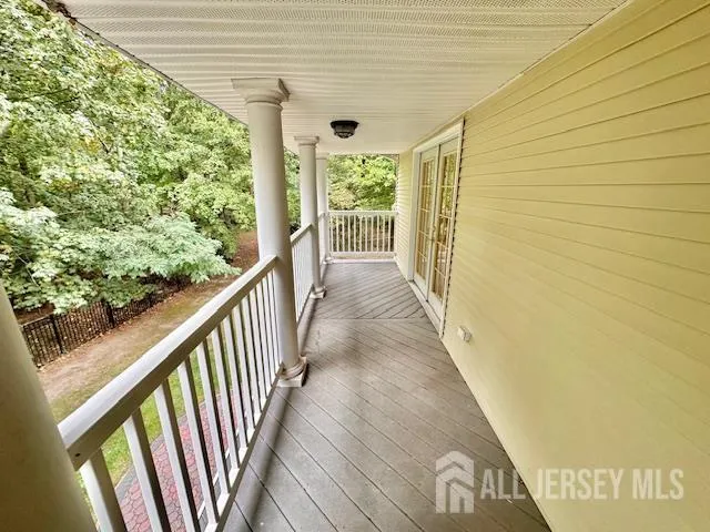 a view of a small yard