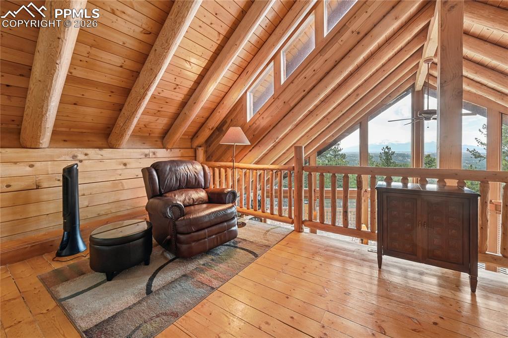 3613 Trail Creek Road Florissant, CO 80816 - Photo 27 of 43 a view of a couches in the balcony