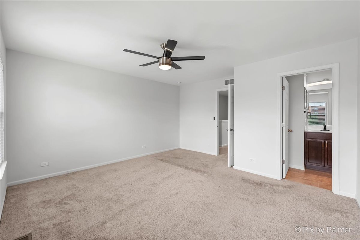 1196 Colfax Avenue Des Plaines, IL 60016 - Photo 12 of 28 wooden floor in an empty room