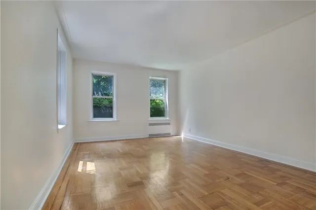 a view of an empty room with window