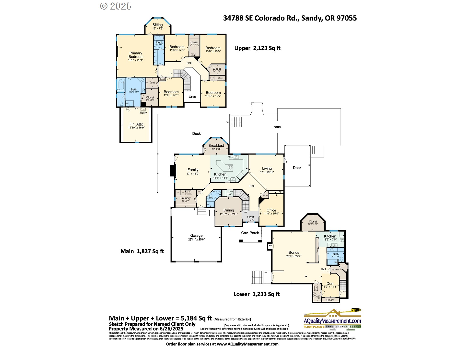 34788 Southeast Colorado Road Sandy, OR 97055 - Photo 46 of 46 Floor Plan