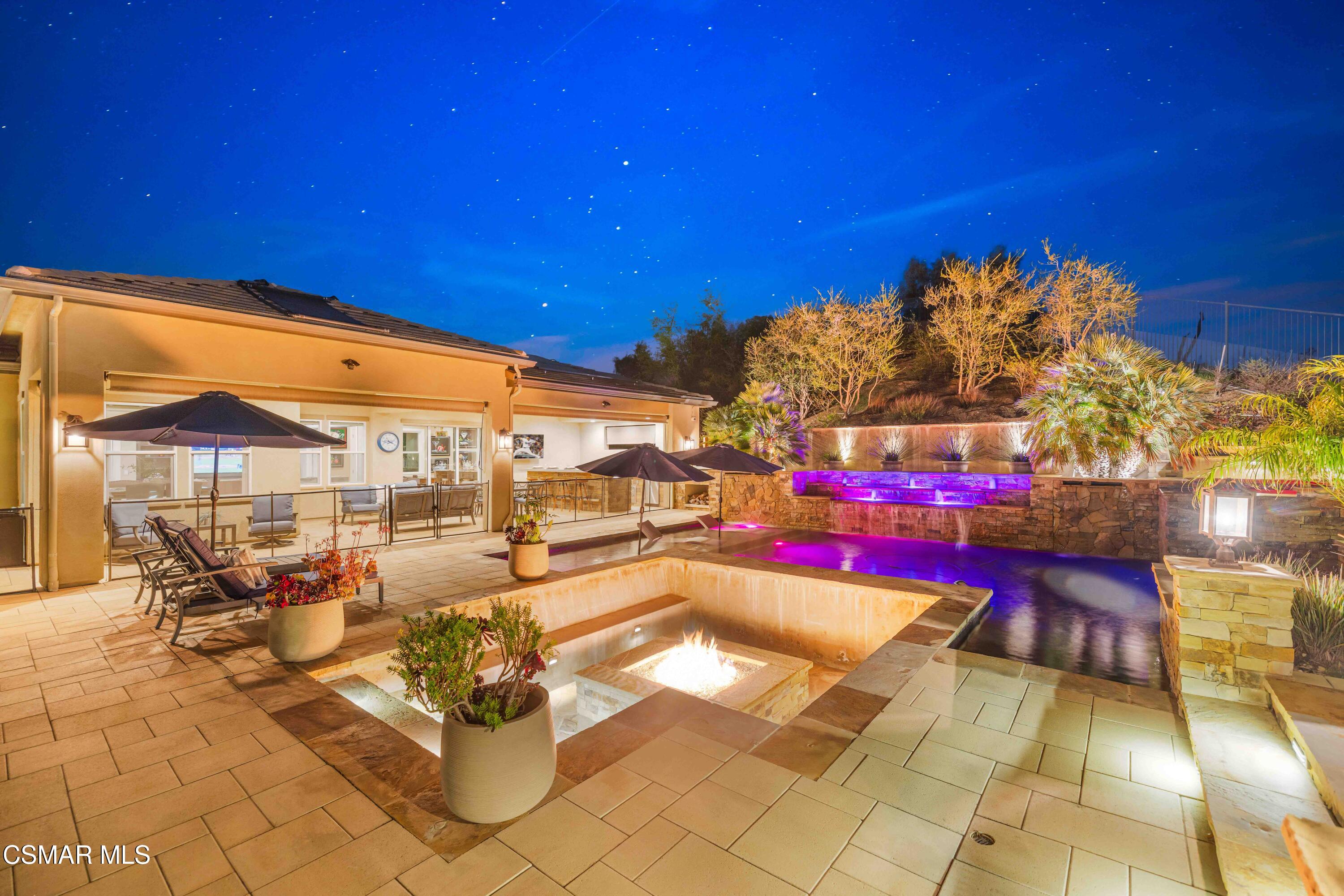 6508 High Country Place Moorpark, CA 93021 - Photo 59 of 95 a view of swimming pool with seating area