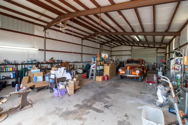 a view of a storage in a room