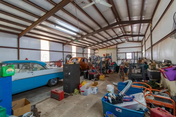a view of a storage room with lots of stuff