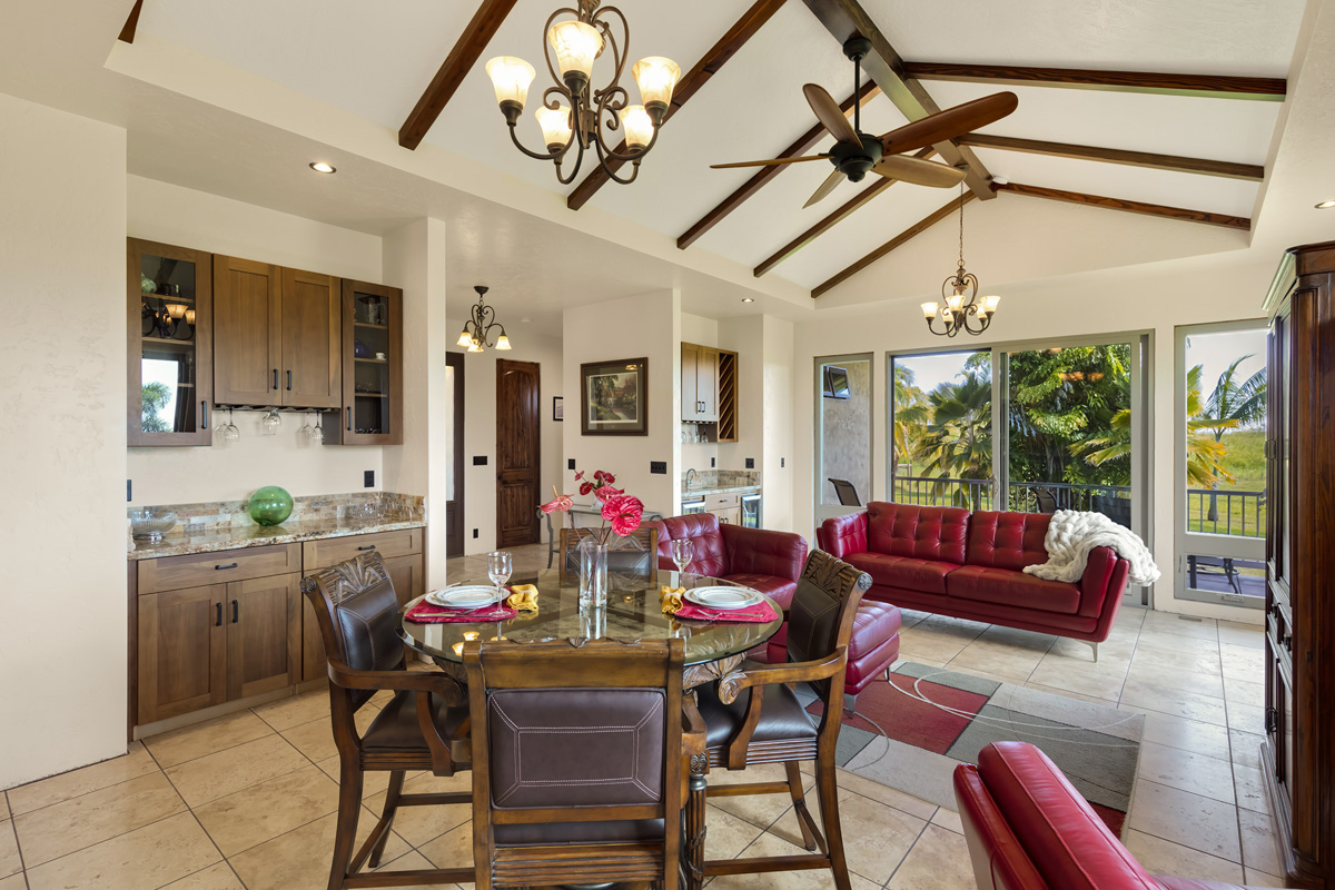 13-308 Kamaili Road Pahoa, HI 96778 - Photo 14 of 29 a view of a dining room with furniture window and outside view