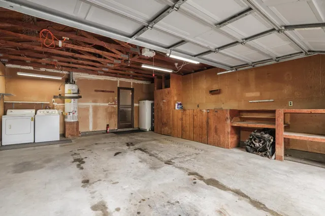 a view of backyard of house