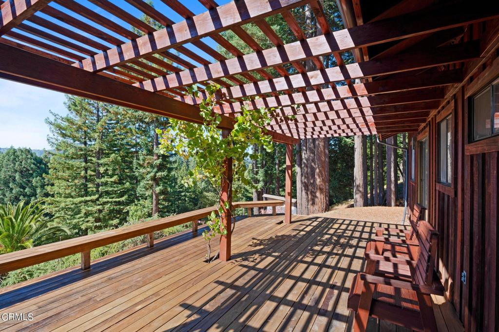 19200 Tramway Navarro, CA 95463 - Photo 2 of 50 a view of balcony with wooden floor