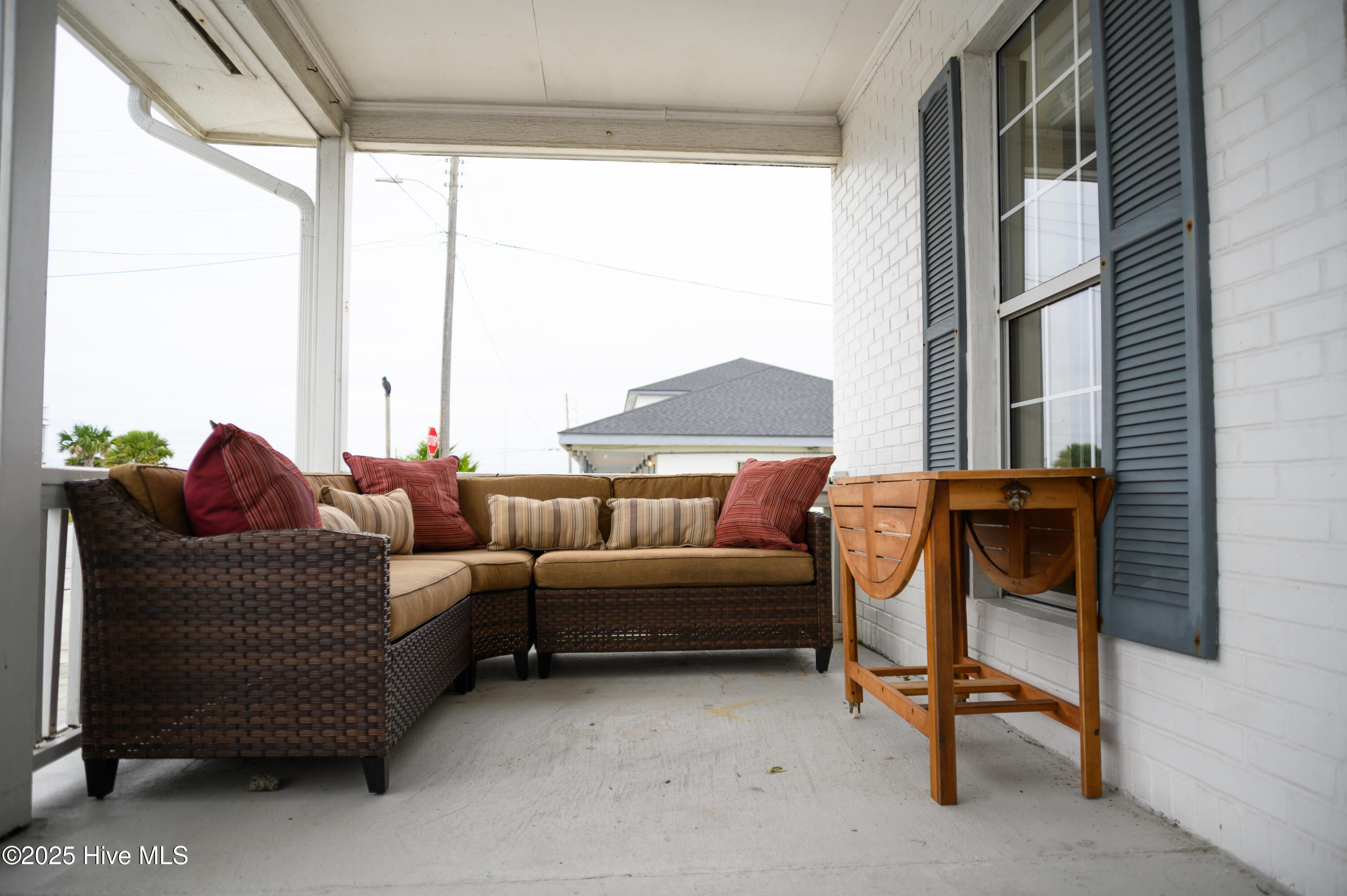 201 Henderson Boulevard, Unit 1 Atlantic Beach, NC 28512 - Photo 14 of 14 Covered, Furnished Front Patio