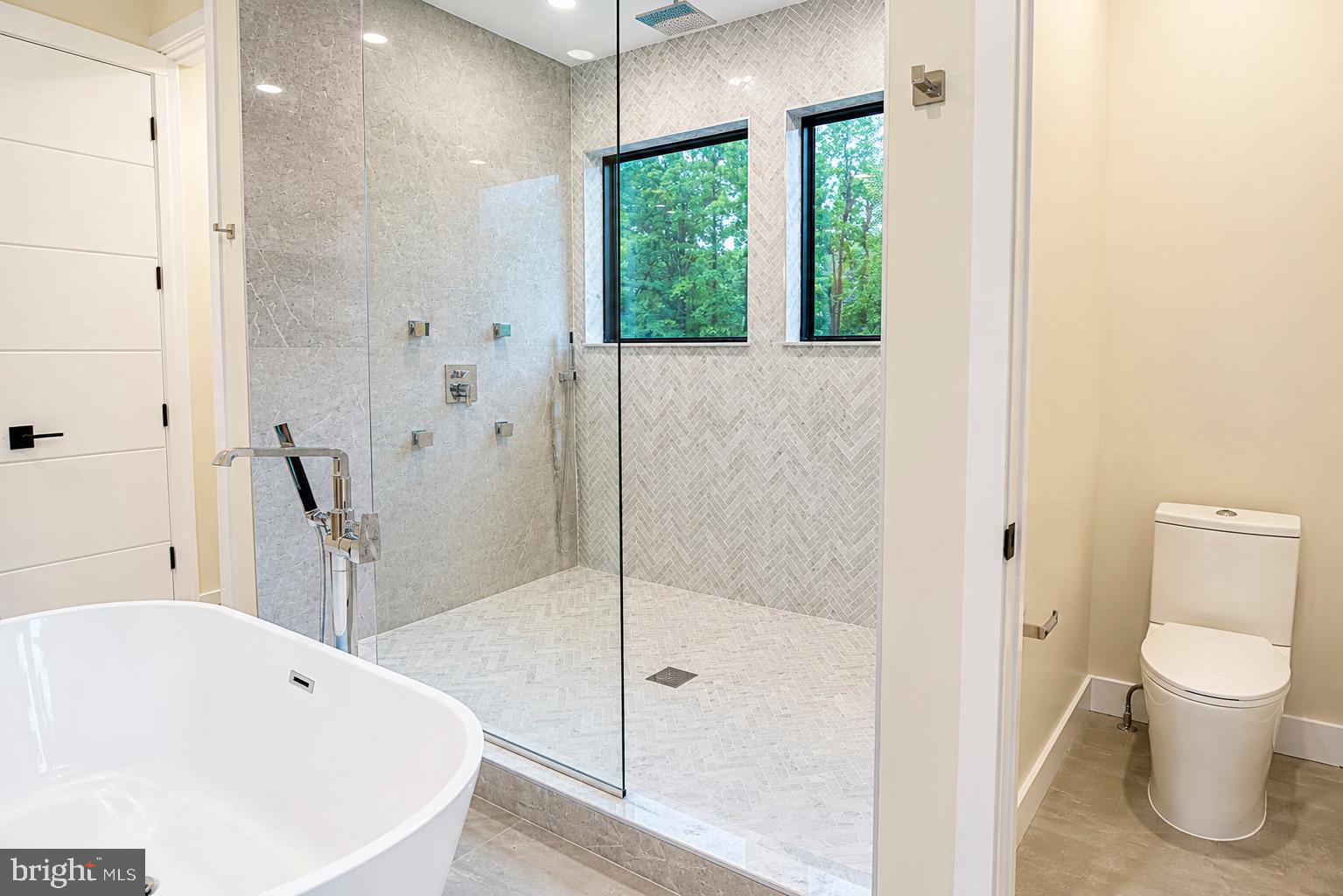 5947 Doyle Road Clifton, VA 20124 - Photo 64 of 69 a bathroom with a bathtub and a shower