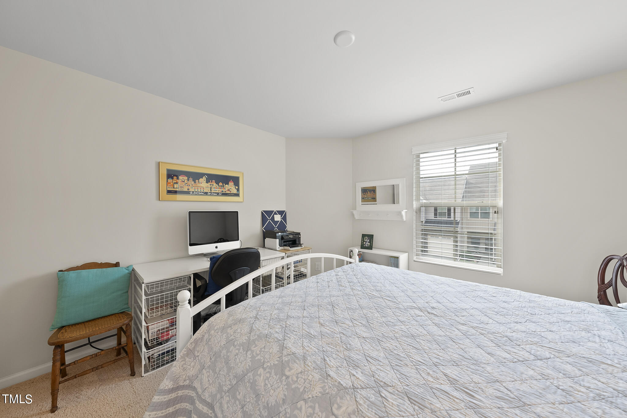 2 Intuition Circle Durham, NC 27705 - Photo 30 of 33 a bedroom with a bed and a window