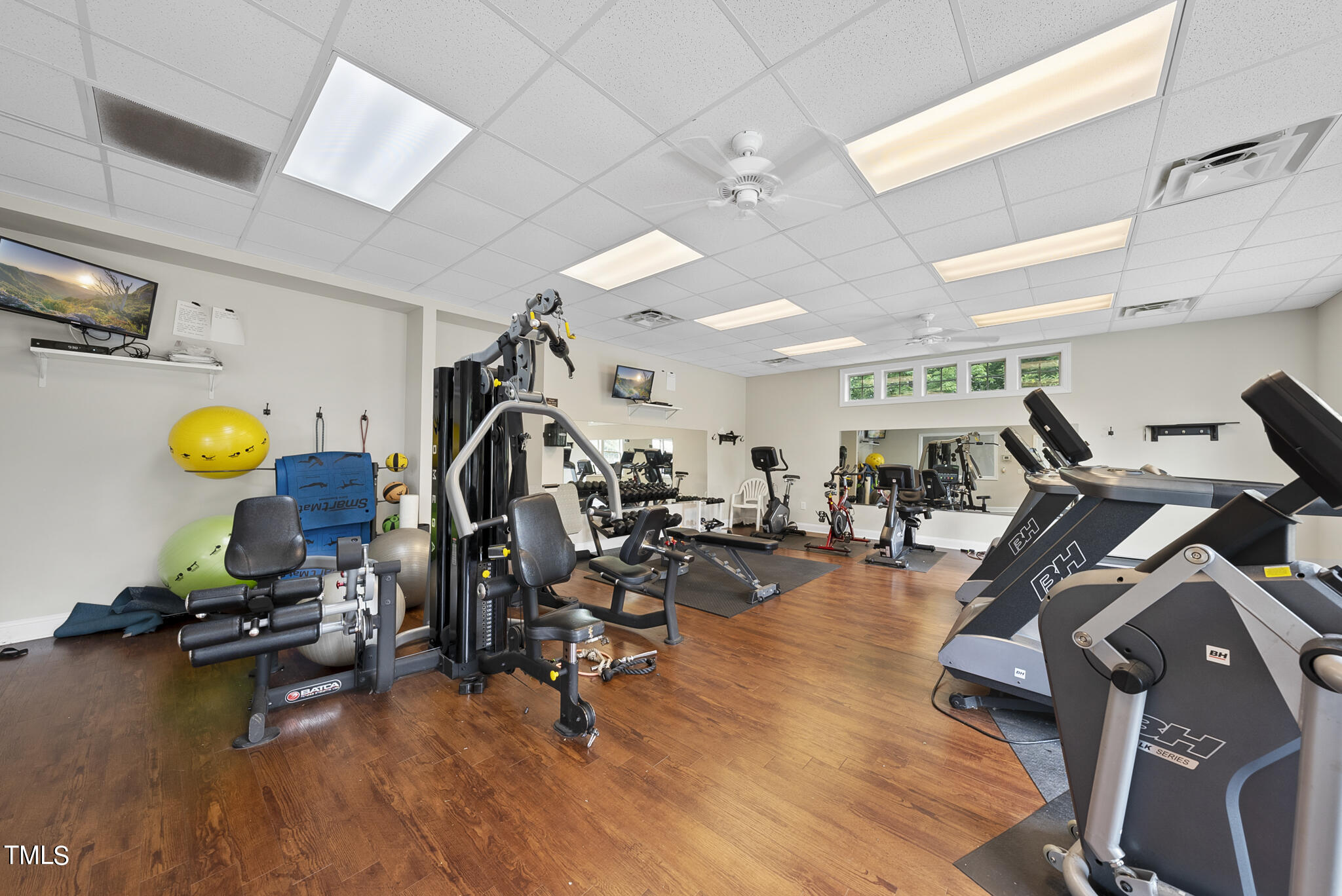 2 Intuition Circle Durham, NC 27705 - Photo 33 of 33 a view of a room with gym equipment