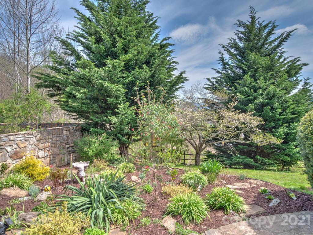 251 Riding High Road Waynesville, NC 28785 - Photo 27 of 41 a backyard of a house with lots of green space