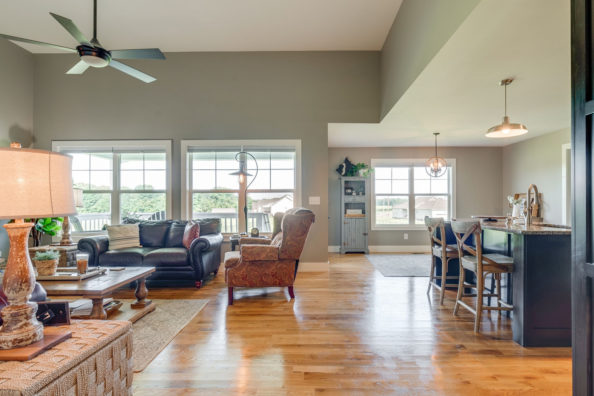 1707 Rapids Road Portland, TN 37148 - Photo 7 of 31 a living room with furniture and a wooden floor