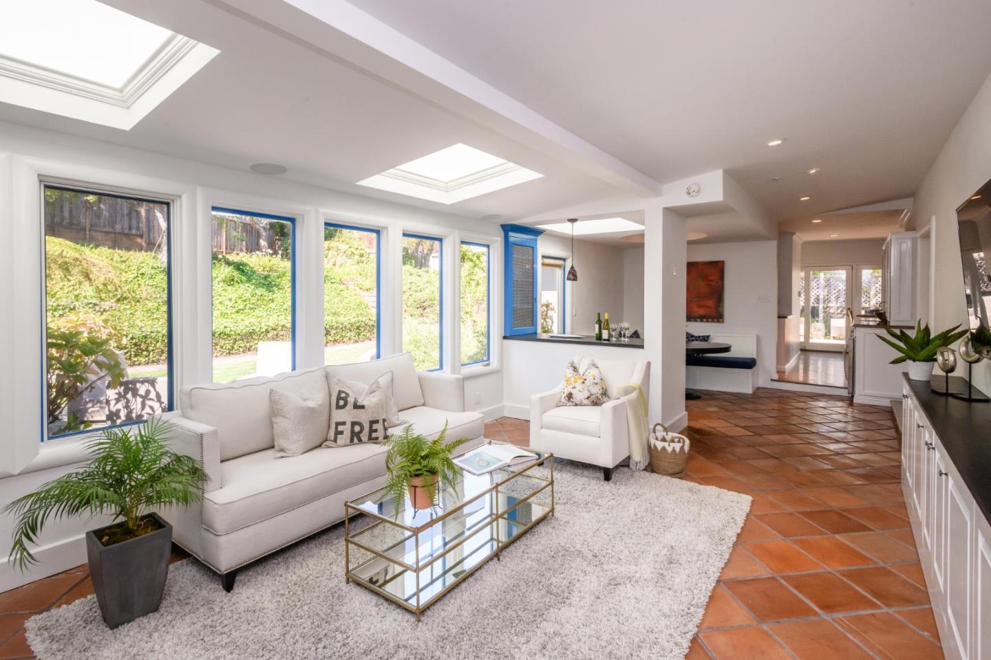 835 Longview Road Hillsborough, CA 94010 - Photo 13 of 46 a living room with furniture and a large window