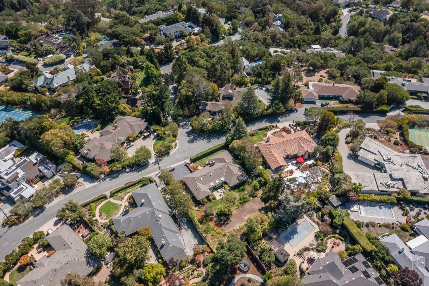 835 Longview Road Hillsborough, CA 94010 - Photo 40 of 46 an aerial view of a city