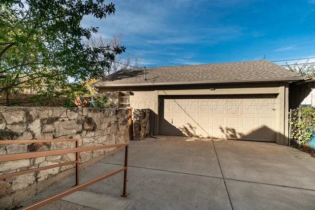 a view of a house with a roof deck