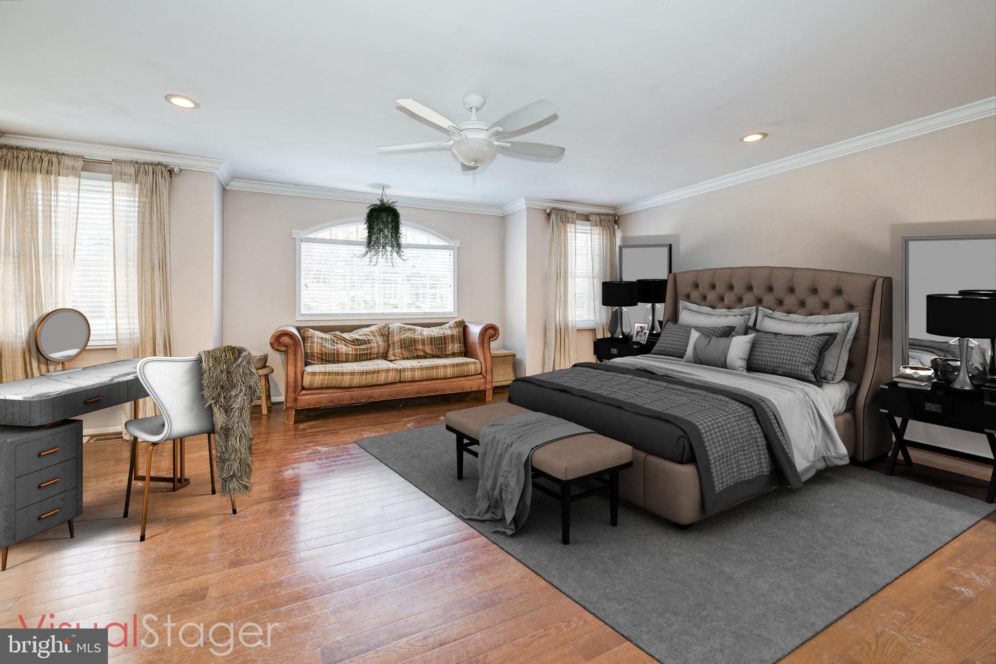 2 Callison Lane Voorhees, NJ 08043 - Photo 31 of 51 Virtually Staged Primary Bedroom