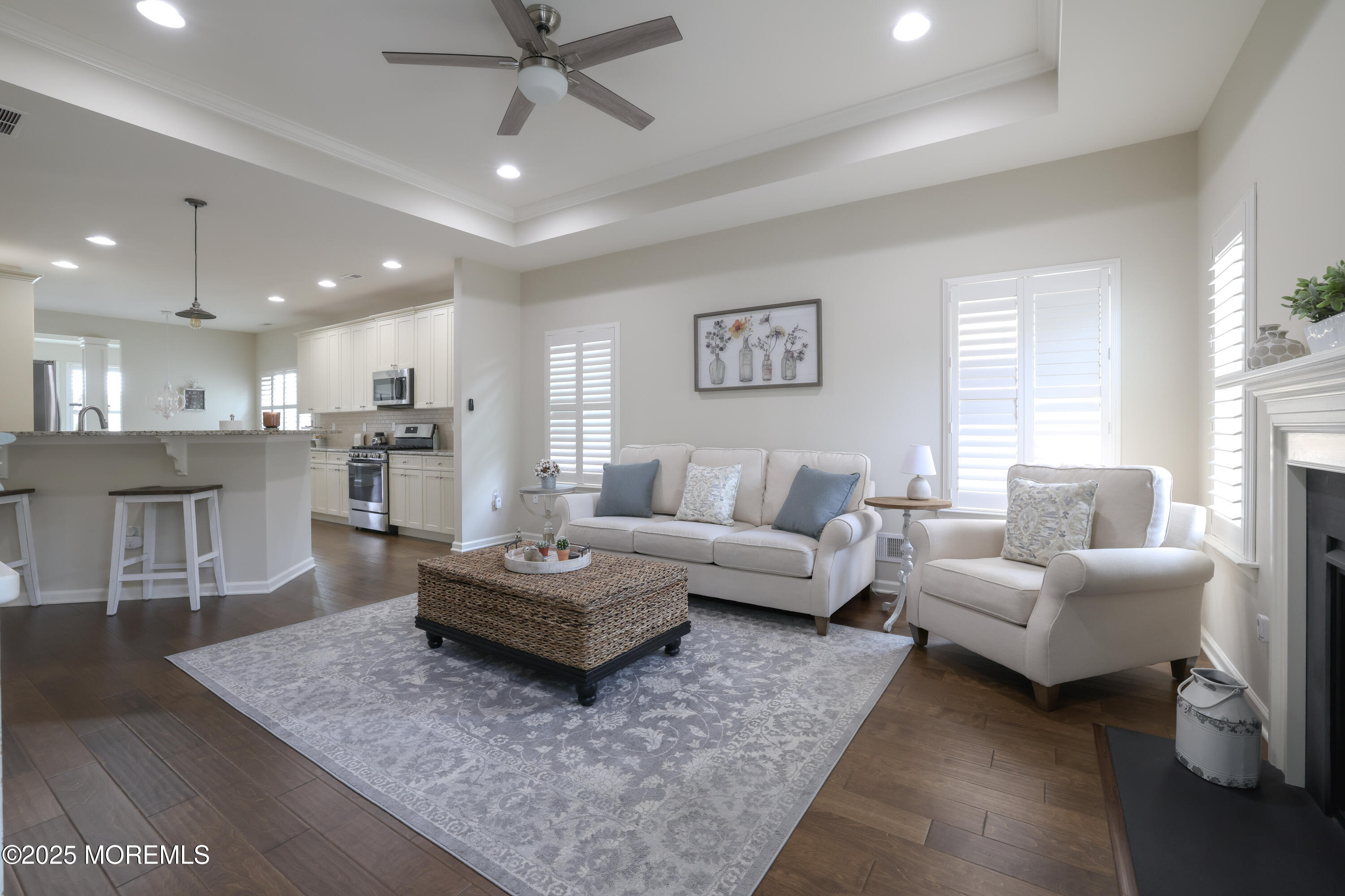 31 Garden Path Barnegat, NJ 08005 - Photo 19 of 43 a living room with furniture and a kitchen